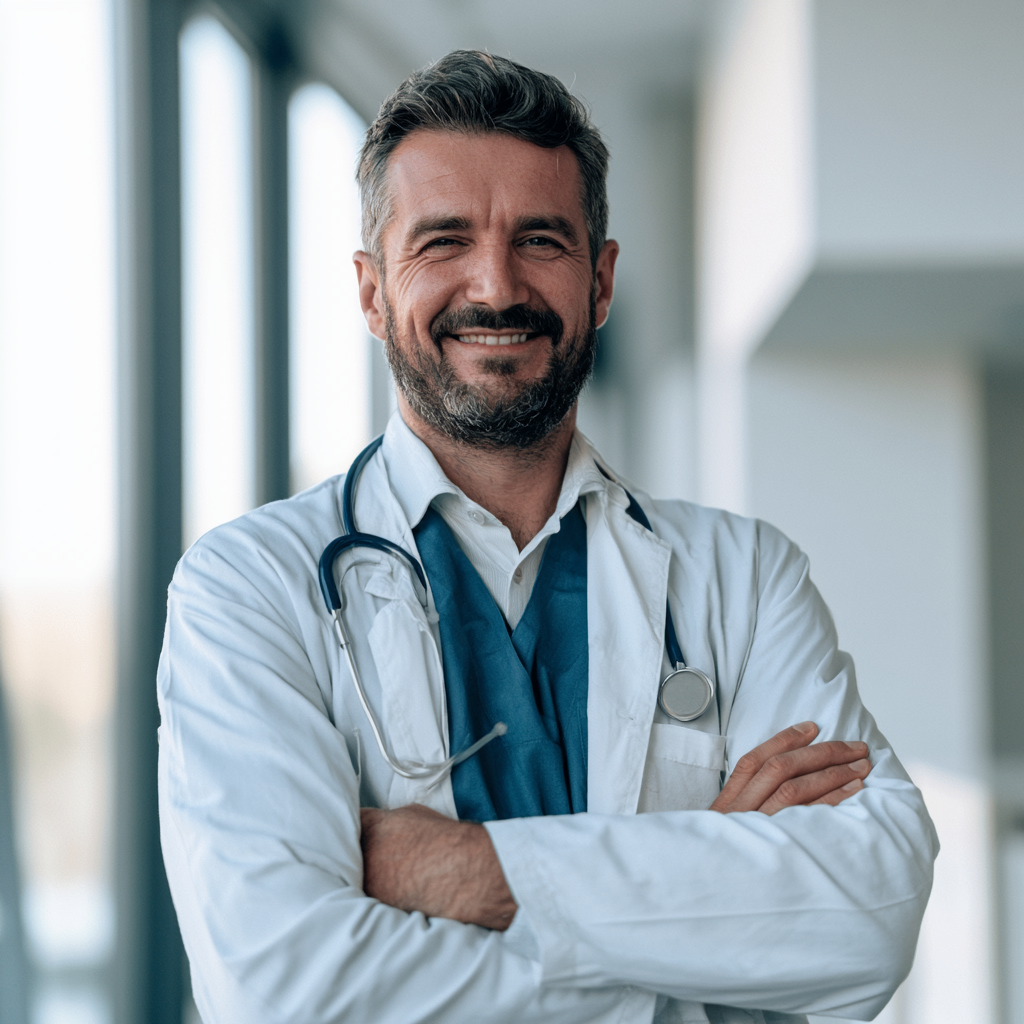 Medical practice owner happy at having received healthcare business funding.